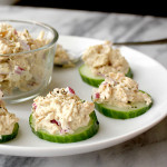 Tuna Salad Cucumber Bites - Healing and Eating