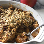 Maple Pecan Apple Crisp - Heailng and Eating