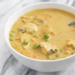 chicken and vegetable thai red curry